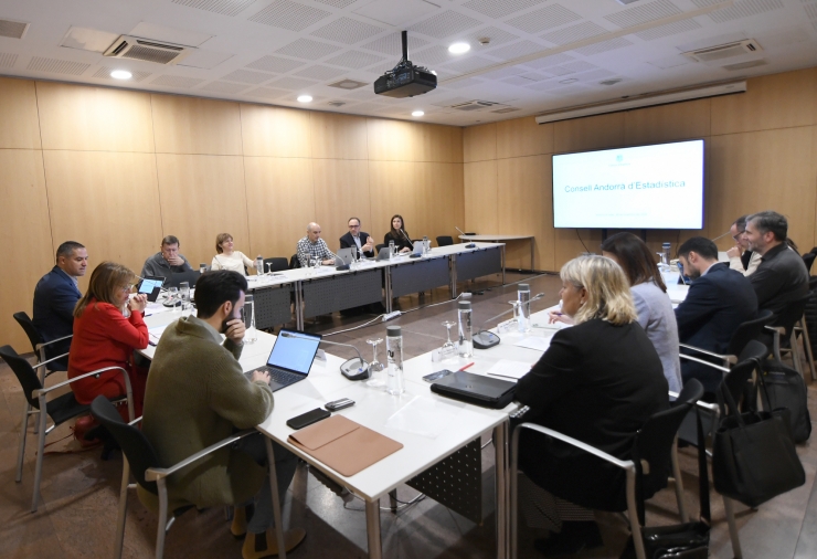 El Consell Andorrà d’Estadística, presidit per la ministra de  Presidència, Economia, Treball i Habitatge, Conxita Marsol, s'ha reunit  aquest dimarts.